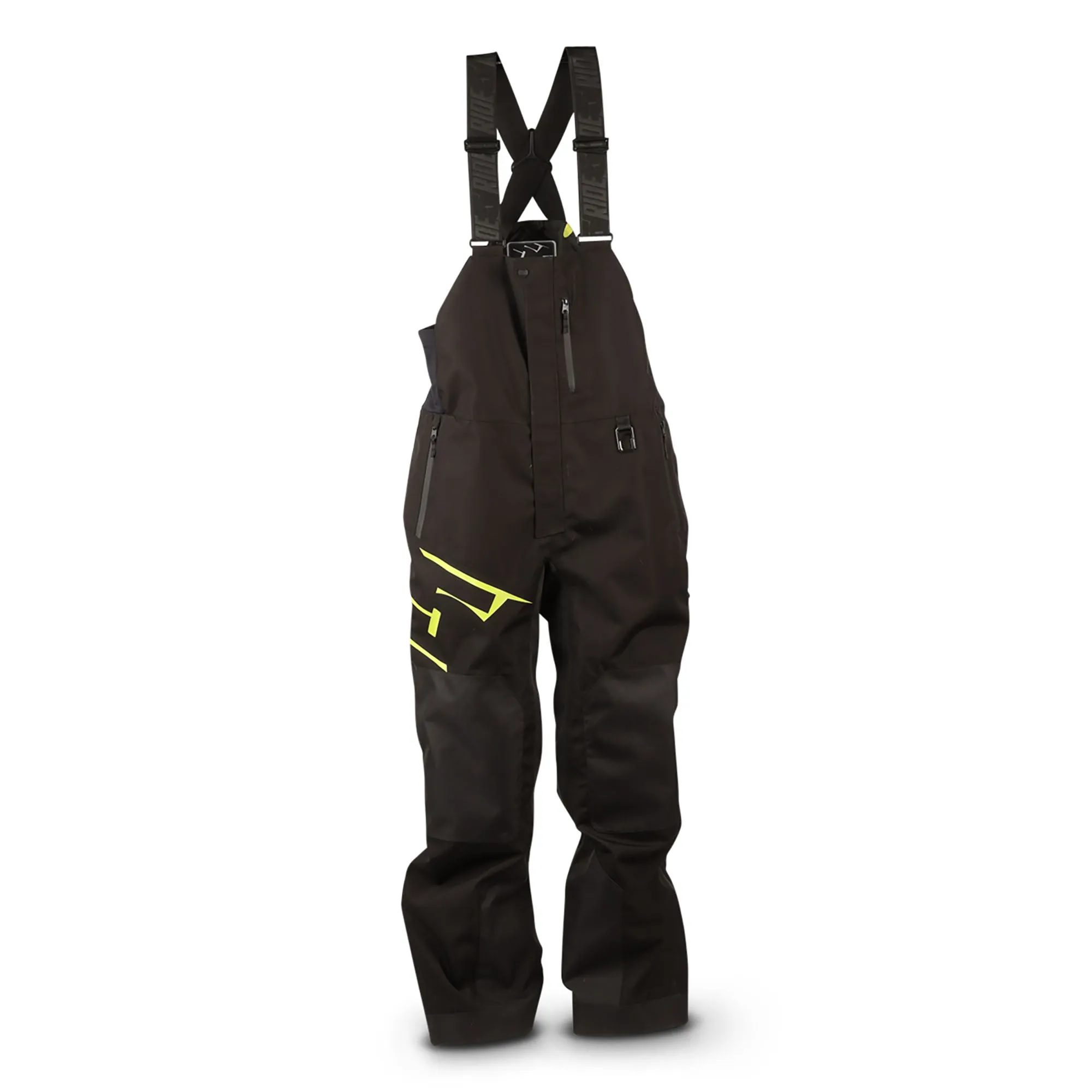 509 Evolve Shell Snowmobile Bibs Covert Camo Black