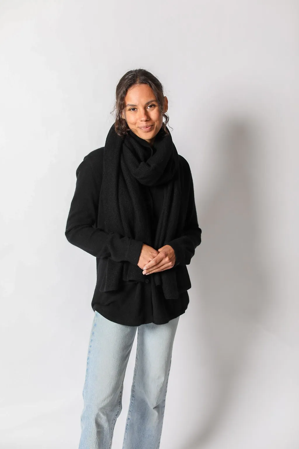 Cashmere Thermal Travel Wrap