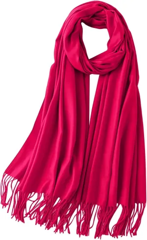 Cashmere Wool Shawl Scarf,Winter Thick Super Soft Pashminas Shawl Wrap Fall Winter Elegant Scarf