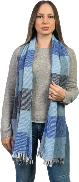 Dalle Piane Cashmere - Checked scarf in cashmere blend, Made in Italy - Men/Women