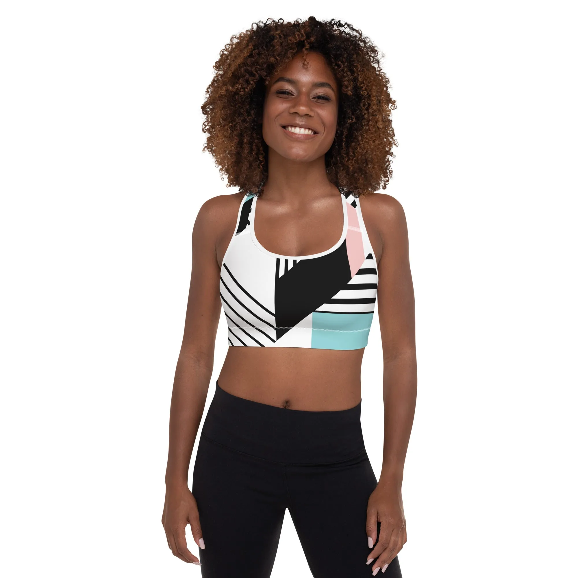 Geometry Padded Sports Bra