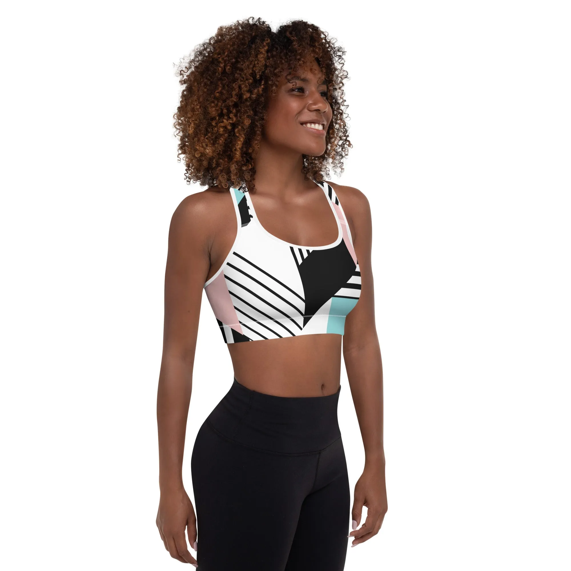 Geometry Padded Sports Bra