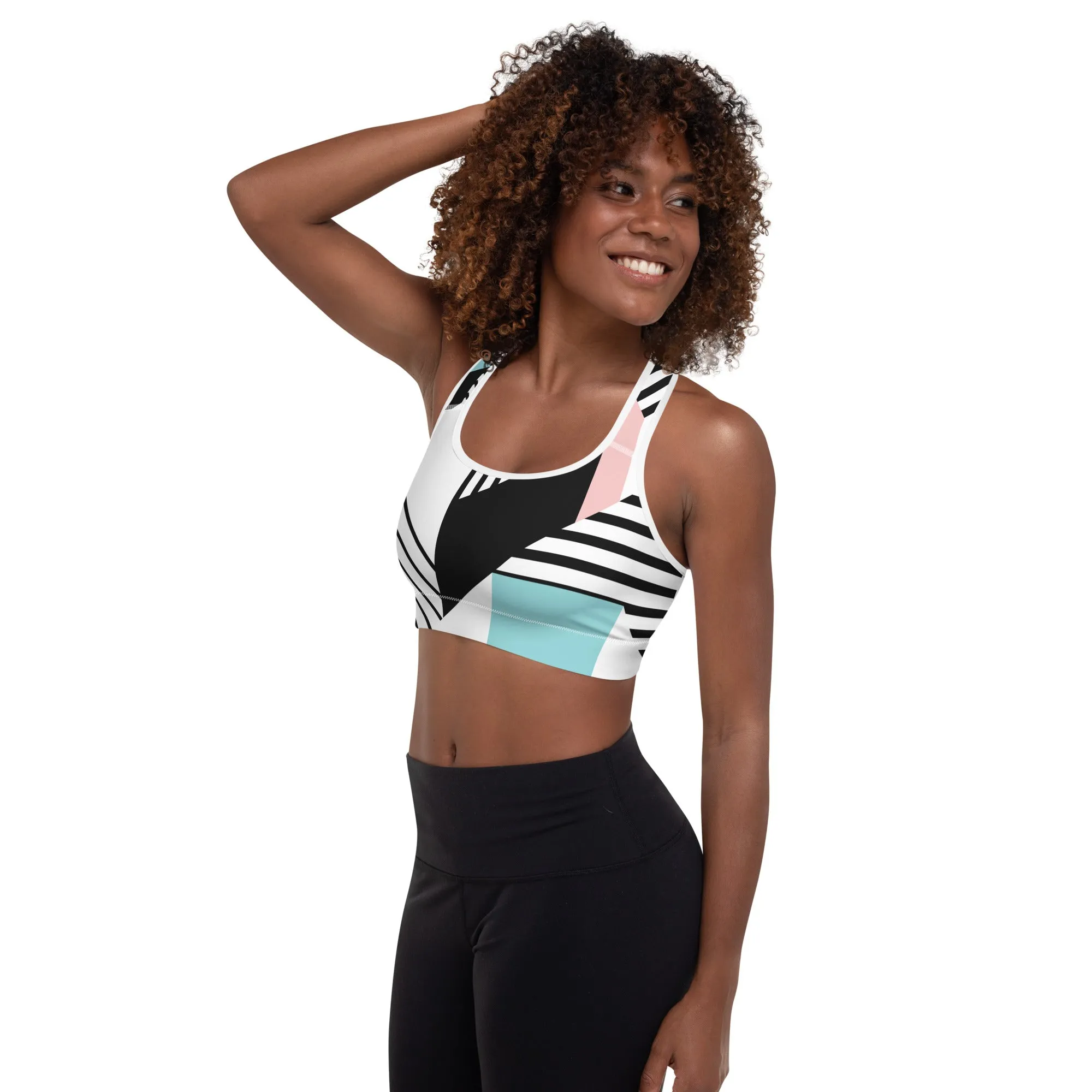 Geometry Padded Sports Bra
