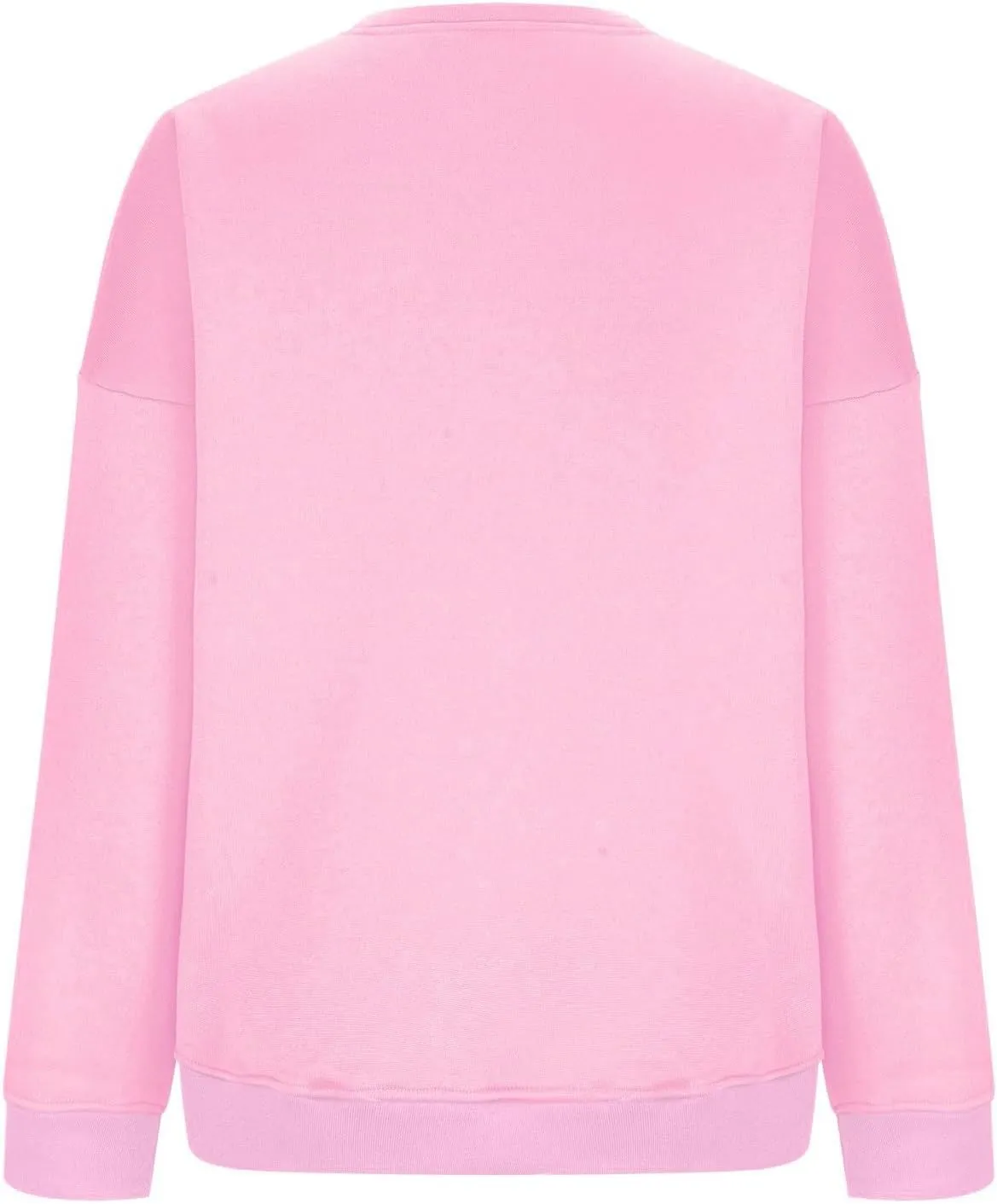 Oversized Sweatshirt for Women Loose Fit Preppy Long Sleeve Fleece Pullover Winter Warm Crew Neck Sweater Tops
