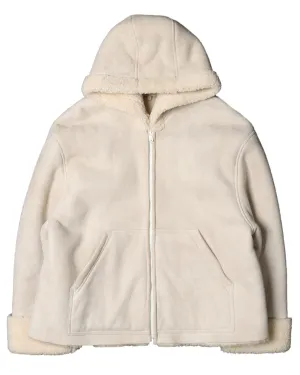 Season 5 Short Shearling Leather Jacket