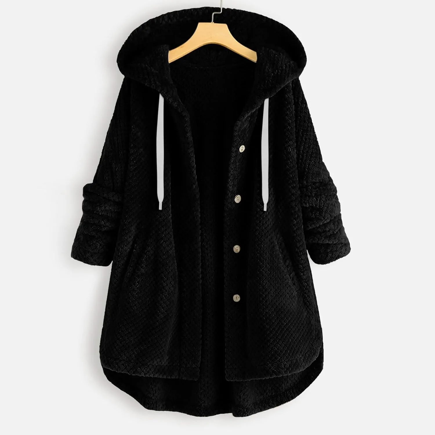 Women's Fashion Winter Coat Warm Faux Shearling Shaggy Shacket Jacket Color Block Oversized Fluffy Sherpa Outerwear